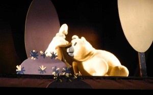 Un'immagine del Teatrino del sole estivo: Gino Balestrino in "Stagioni"